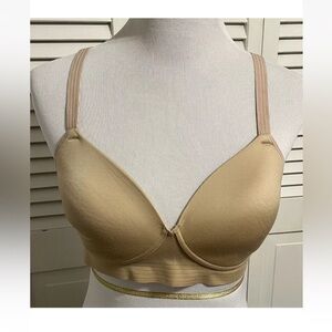 Hanes Smooth Wireless Bra, Beige Color, Women's Size Large, New without Tags